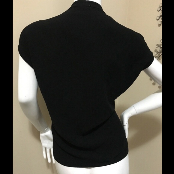 S0LD———-SELECTED FEMME BLACK BLOUSE EU 40 TOP - Picture 3 of 4